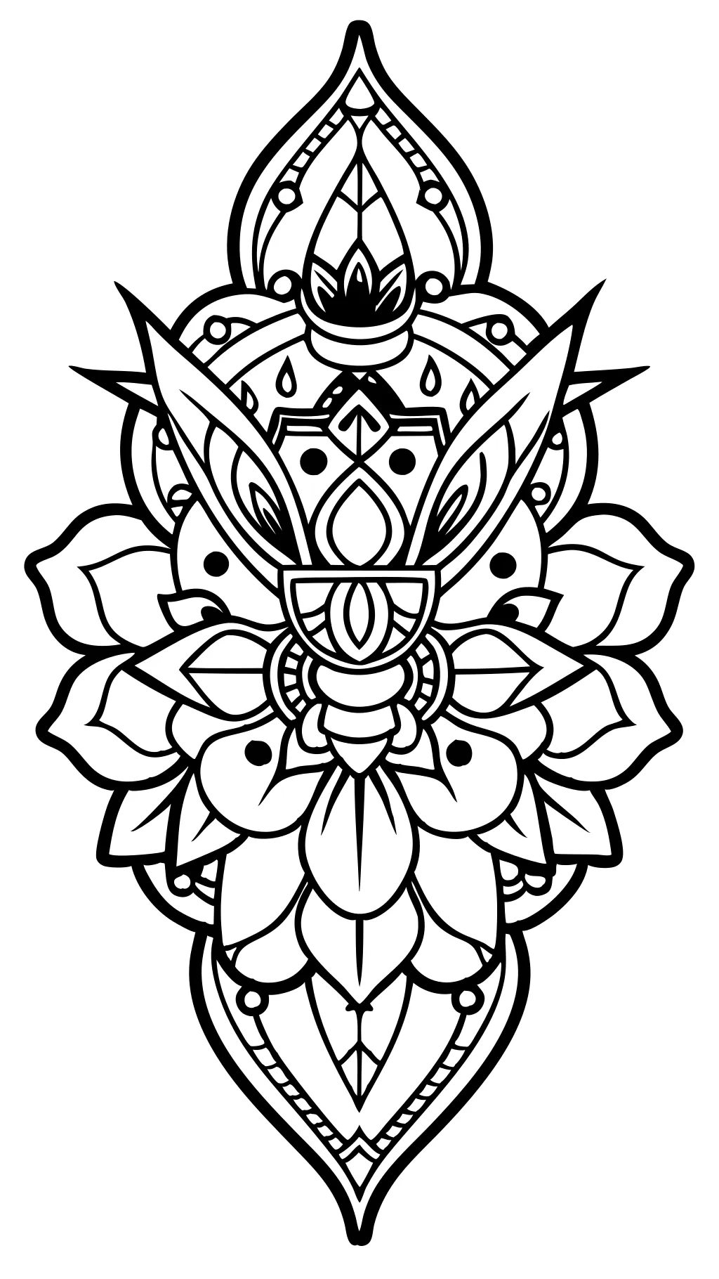 coloring tattoo pages